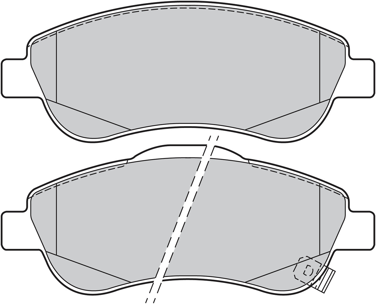 Jeu de 4 plaquettes de frein VALEO ref. 301901